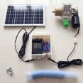 thumbnail image 1 of Solar Poultry Automatic Timing Feeder Chicken, Duck, Goose, Pigeon Trough Fish Pond Feeder ,One-Click Setup, 1 of 6