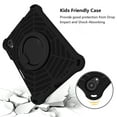 thumbnail image 6 of Dteck Case for iPad mini (A17 Pro) 8.3 inch 2024/iPad mini 6th Generation,Shockproof EVA Case 360° Rotating Stand Hand Grip Kids Friendly Lightweight Cover for iPad mini 6/mini 7,Black, 6 of 7