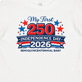 thumbnail image 4 of Inktastic Semiquincentennial Baby 2026 Boys or Girls Baby T-Shirt, 4 of 5