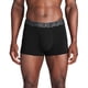 thumbnail image 2 of UNDER ARMOUR Calzoncillos bóxer para hombre, pack de 3 - Performance Cotton Trunks - Solid 3 in, Stretch, Mezcla de algodón Negro L (Large), 2 of 3