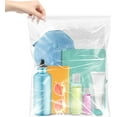 thumbnail image 1 of shiyou-Large 3.5 Gallon Plastic Zipper Storage Bags, 16x19 Inches Clear Reclosable Storage Bags 10Pieces, 1 of 4