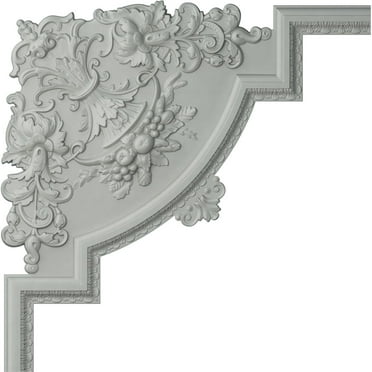 28"W x 28"H x 3/4"P Loera Panel Moulding Corner (matches moulding PML02X00LO)