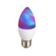 thumbnail image 3 of Bombilla que cambia de color con control de voz por WiFi, 5 W, funciona con lámpara de vela inteligente RGB de 85-265 V, 3 of 8