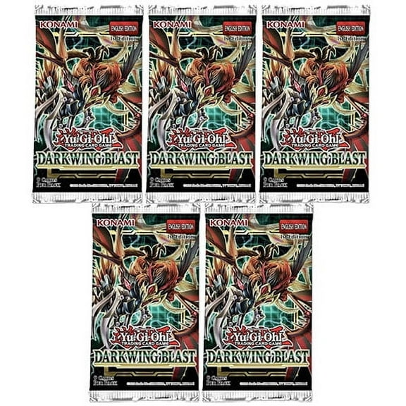 Yu-Gi-Oh Cards - Darkwing Blast - Booster PACKS (5 Pack Lot)