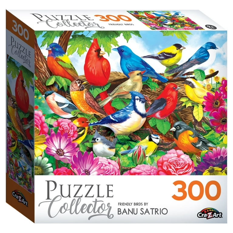 Cra-Z-Art Puzzle Collector 300-Piece Friendly Birds Jigsaw Puzzle 