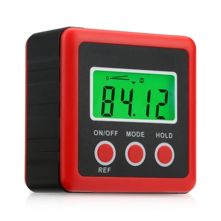 Backlight Digital Level Box Protractor Angle Finder Level Gauge Bevel Gage Inclinometer Magnetic Base (82412 Angle gauge)