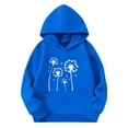 thumbnail image 3 of Sudaderas con capucha para niños y niñas, sudaderas casuales de manga larga, lindas sudaderas de gran tamaño con bolsillo de polar, chaquetas para niñas, 3 of 4