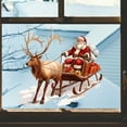 thumbnail image 6 of PEIBang Christmas Window Clings,Santa Claus Window Stickers Decals,Xmas Decorations Clings for Holiday Party Supplies, 6 of 6