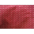 thumbnail image 4 of oneOone Cotton Silk Red Fabric Geometric Bandhani Sewing Craft Projects Fabric Prints By Yard 42 Inches Wide, 4 of 4