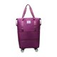 thumbnail image 5 of Bolsa de lona con ruedas, expandible, plegable, para entrenamiento, camping, fitness y ejercicio. rojo púrpura, 5 of 9