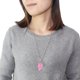 thumbnail image 4 of Collar con colgante de corazón de rompecabezas, ideal como regalo de graduación para hermana mayor (rosa), 4 of 5