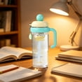 thumbnail image 5 of Large Reusable Water Bottle with Straw and Handle, 1200ml Leakproof Plastic Cup for Home Office Travel Sports, 5 of 6