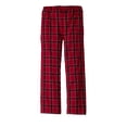 thumbnail image 6 of Adult Men's Flannel Plaid Pant Color New Red 2X-Large Size, 6 of 8