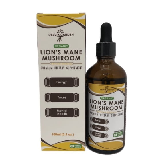Delvix Garden Lion Mane Mushroom Drops