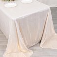 thumbnail image 6 of BalsaCircle 90x132 in Beige Sequin Dots Polyester Rectangle Tablecloth Party Events Reception Decorations Supplies, 6 of 8
