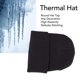 thumbnail image 2 of Gorro térmico ANGGREK negro de alta elasticidad, 2 of 7