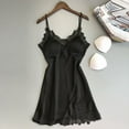 thumbnail image 5 of Women's Lingerie 1pc Sleeveless Sexy Nightgown Black Lace Sleep Dress Sexy Sleepwear for Women Lingerie for Women Naughty XXL, 5 of 5