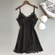 thumbnail image 4 of Gibobby Lencería para sexo Ropa de dormir Vestido Ropa de dormir de encaje Lencería Mujeres sexy Ropa interior Pad(Negro, L), 4 of 5