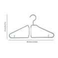 thumbnail image 4 of Qholemyo Foldable Hanger Plastic Folding Storage Hanger Home Storage Rack Clothing Hangers Coat Hangers Hangers For Clothes, 4 of 7