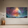 thumbnail image 7 of Large Tree of Life Canvas Wall Art, Abstract Canvas Prints Fantasy Landscape Paintings, Oversized Nature Pictures Artwork for Modern Home Decoration, 7 of 7