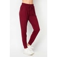 thumbnail image 2 of Buttery Smooth Basic Solid Joggers - Plus Size - 1XL 2XL 3XL - New Mix Burgundy 3XL, 2 of 2