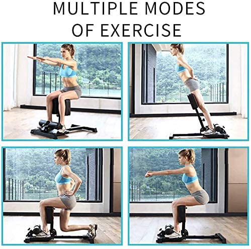 leikefitness Deluxe Multi-Function Deep Sissy Squat Bench Home Gym Workout Stati 