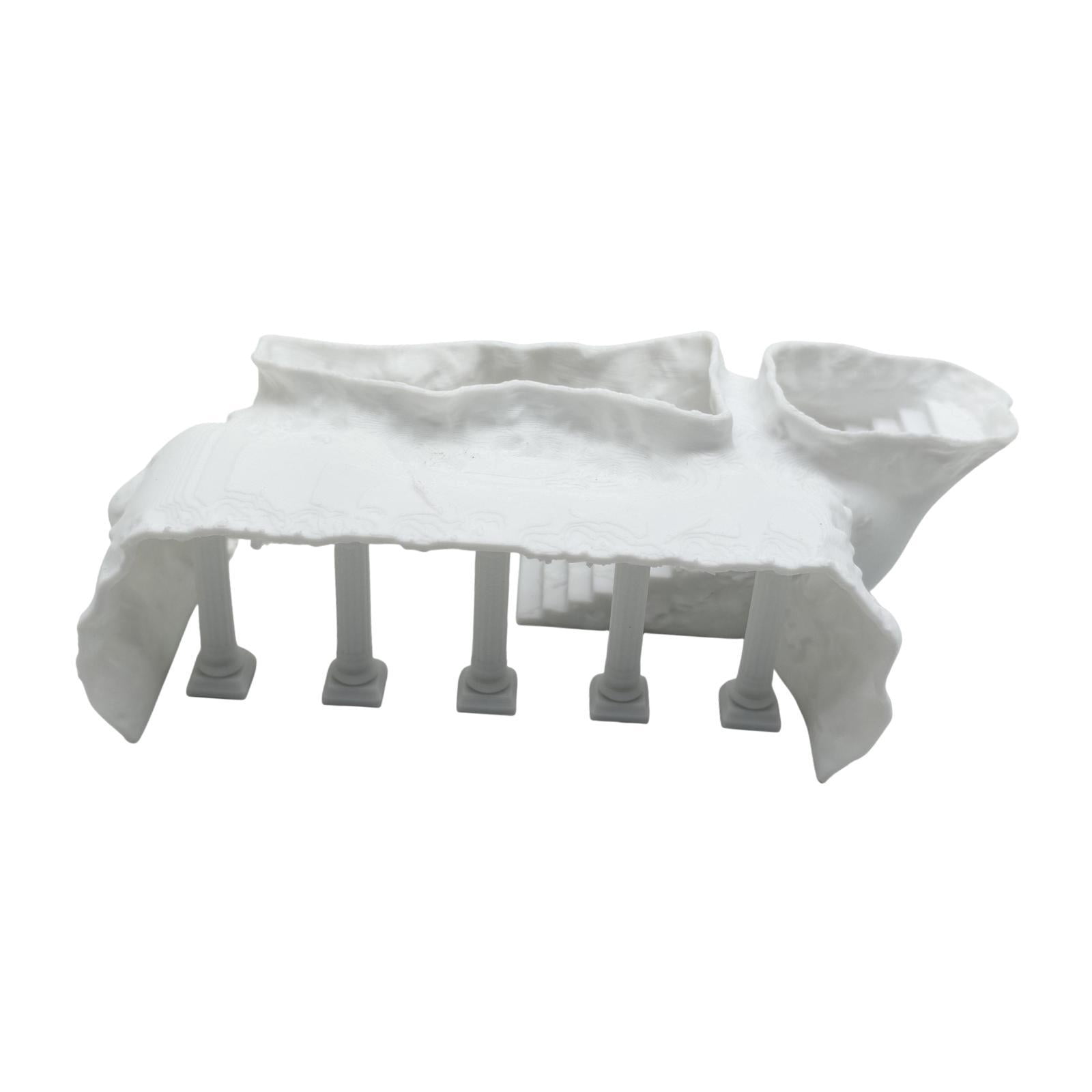 Bvdfgk Aquarium Roman Column Cave Aquarium Decor Fish Tank Accessories Fish Hideout for L White