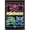 thumbnail image 1 of Pokémon - Neon Group Wall Poster, 14.725" x 22.375" Framed, 1 of 4
