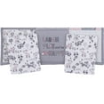 thumbnail image 4 of Little Love by NoJo Sweet Deer Grey, Pink 3-Piece Mini Porta Crib Bedding Set, Comforter, 2 Sheets, Girl Infant Nursery, 4 of 6