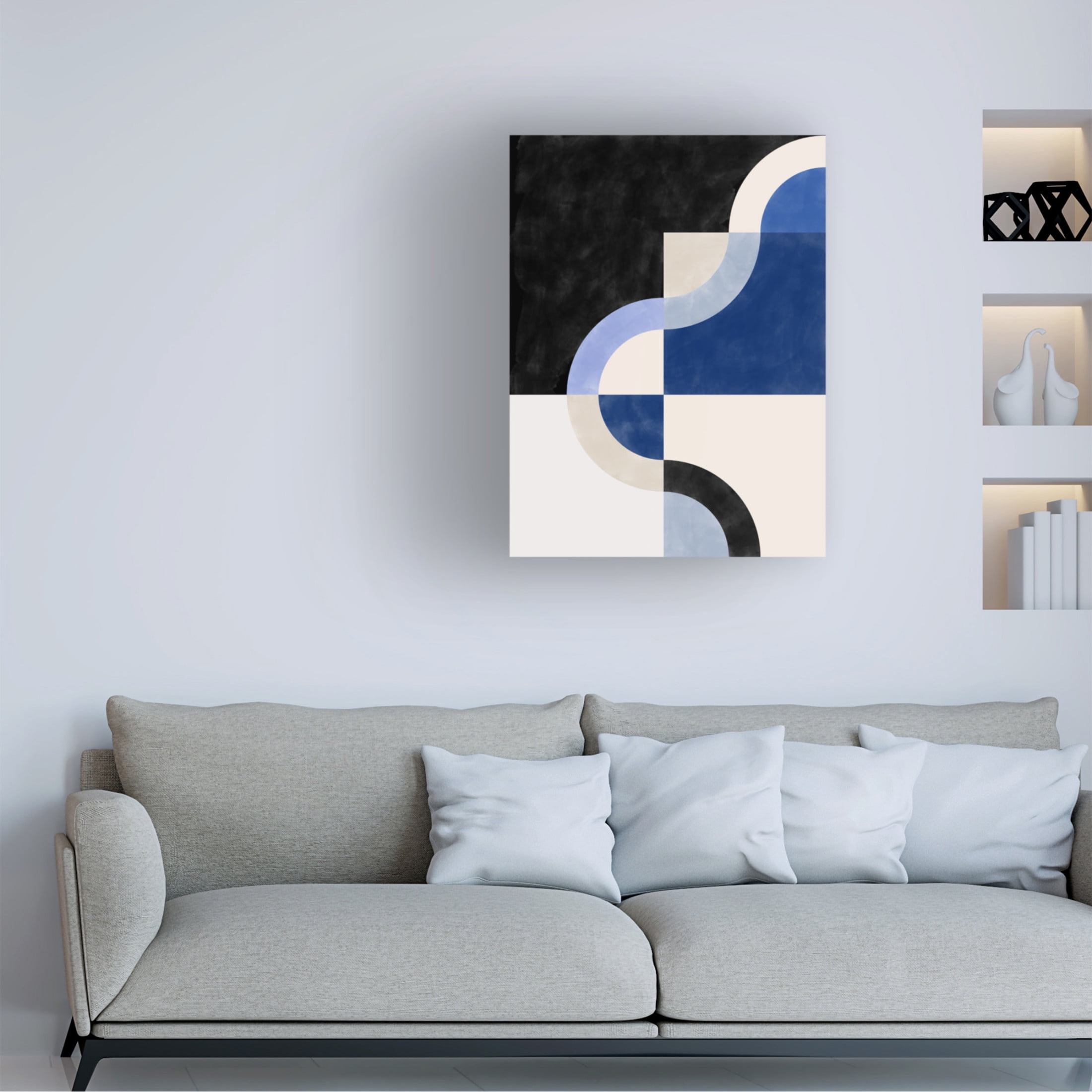 Trademark Fine Art Elena Ristova Indigo40 Canvas Wall Art