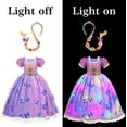 thumbnail image 6 of Princess Dresses for Girls - Light Up Princess Costume for Little Girl, Halloween Costumes & Gift for Toddler Age 3-10, 6 of 8