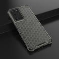 thumbnail image 2 of Funda protectora de PC y TPU a prueba de golpes con diseño de panal para Samsung Galaxy S21 Ultra 5g (blanca), 2 of 5