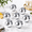 Sliver-25Pcs, variant on Rainbow 12Pcs 20oz Disco Ball Party Cups With Lid And Reusable Straw
