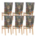 thumbnail image 6 of Decorative Chair Back Cover One Size x6 Chair Cover Dining Chair Slipcovers Chair Back Decoration Festival Chair Decoration Garden Cute Cat, 6 of 6