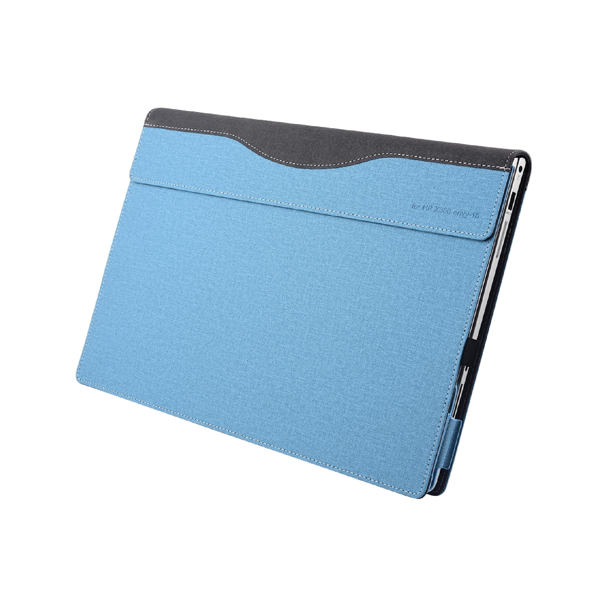 Laptop Cover Case for LG gram Pro 16-inch OLED 2024~2025 [not Compatible with Any Other Model] .2-in-1 PU Leather Detachable Notebook Sleeve（Light blue）