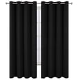 thumbnail image 2 of Cortinas opacas LEMOMO, color negro, 132 x 213 cm, 2 paneles, poliéster, 2 of 9