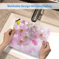 thumbnail image 5 of Cherry Blossom Square Mouse Pads - Pink, Non-Slip Rubber Base, Durable Stitched Edges, Ideal for Gaming, Work, Office Laptop, Computer, 9.5x7.9 Inch, 5 of 6