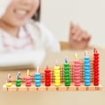 thumbnail image 3 of MERIGLARE Wooden Abacus Classic Educational Early Learning for Kids Baby Birthday Gift, 3 of 9