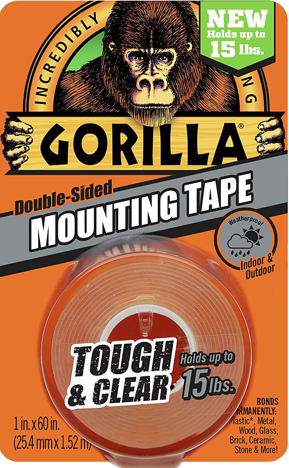 Transparent Gorilla Mounting Tape 
