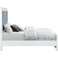thumbnail image 3 of Coaster Eleanor Queen Bed, White and Silver Box 1, 3 of 5