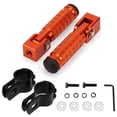 thumbnail image 1 of Estriberas para moto XINGWU M8, plegables en 90 grados (color naranja), 1 of 7