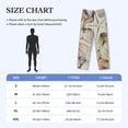 thumbnail image 4 of Sigee Starfishes On Seashells print Men's Pajama Pants Lounge Sleep Bottoms with Elastic Waistband and Pockets-X-Large, 4 of 6