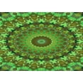 thumbnail image 1 of Ahgly Company Machine Washable Indoor Rectangle Transitional Army Green Area Rugs, 3' x 5', 1 of 7