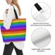 thumbnail image 3 of Easygdp Colorful Glitter Rainbow Bolsas Tote para Mujer, Bolsos de Hombro para Viaje, Bolsos de Mano de Gran Capacidad para Compras y Trabajo, 3 of 8