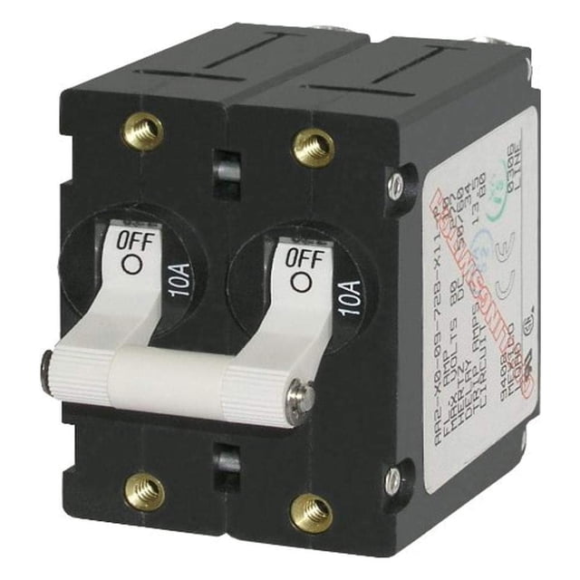 Interruptor automático Blue Sea Systems A-Series 10A de doble polo