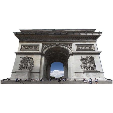 H13002 Arch De Triumph Cardboard Cutout