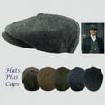 thumbnail image 2 of Dicasser New 6 Colors Peaky Blinders Hat Winter Hat Warm Wool Newsboy Cap for Men Women, 2 of 9