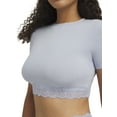 thumbnail image 3 of Mills by Millie Bobby Brown Women's Lacy Cotton Baby Tee, Sizes XS-XXXL, 3 of 4