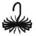 thumbnail image 3 of Organizador 18 ganchos para corbata, bufanda, cinturón, colgador, organizador, soporte para ropa (negro) Ehuebsd Libre de BPA, 3 of 9