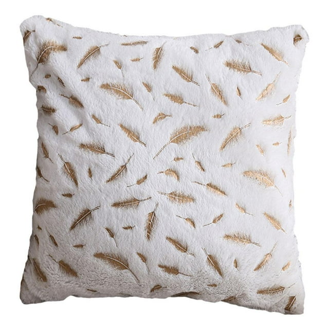 Funda de cojín decorativa para oficina en hogar, funda de cojín súper moderna y sencilla, funda de cojín para sofá o cama - blanco